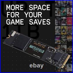WD Black SN750 SE 1TB NVMe SSD M. 2 2280 Gen 4 Battlefield 2042 NEW