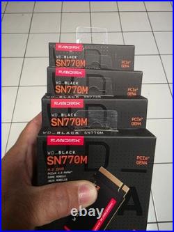 WD Black SN770M 1TB M. 2 2230 NVMeSSD PCIe Gen 4.0
