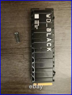 WD Black SN850X 4TB PCIe Gen 4 NVMe SSD for PS5 with heatsink Excellent Condition