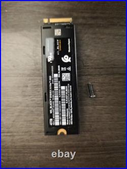 WD Black SN850X 4TB PCIe Gen 4 NVMe SSD for PS5 with heatsink Excellent Condition