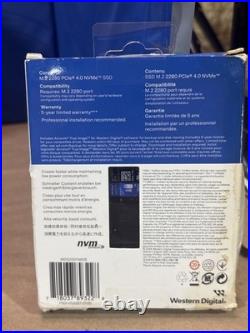 #WD Blue SN5000 NVMe SSD, PCIe 4.0, AS IS IN PICTURE NO EXTRA ATTACHMENT