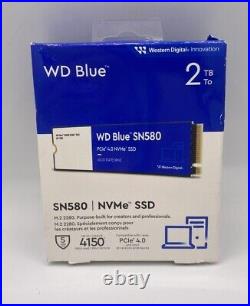 WD Blue SN580 2TB Internal SSD PCIe NVMe New