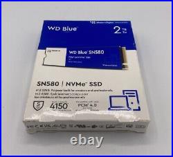 WD Blue SN580 2TB Internal SSD PCIe NVMe New