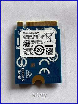 WD CH SN530 1TB M. 2 2230 SSD NVMe PCIe 4.0 x2 For Xbox Series X/S Expansion Card
