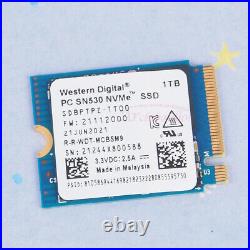 WD SN530 m. 2 2230 1TB SSD NVMe PCIe for Microsoft Surface Pro X Surface Laptop 3