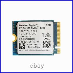 WD SN530 m. 2 2230 SSD 1TB NVMe PCIe for Microsoft Surface Pro 7+ 8 Steam Deck