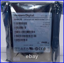 WD UltraStar DC SN630 3.84TB SSD 2.5 NVMe Solid State Drive WUS3BA138C7P3E3 WD UltraStar DC SN630 3.84TB SSD 2.5 NVMe Solid State Drive WUS3BA138C7P3E3