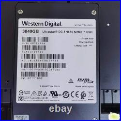WD UltraStar DC SN630 3.84TB SSD 2.5 NVMe Solid State Drive WUS3BA138C7P3E3 WD UltraStar DC SN630 3.84TB SSD 2.5 NVMe Solid State Drive WUS3BA138C7P3E3