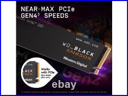Western Digital BLACK SN850X NVMe M. 2 2280 2TB PCIe 4.0 with PS5 Heatsink