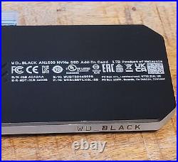 Western Digital Black AN1500 1TB NVMe Internal GAMING SSD FOR PCIe x4 MINIMUM