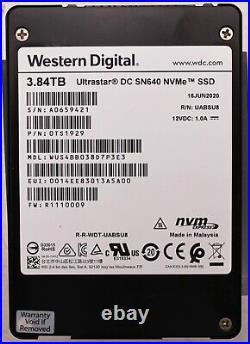 Western Digital Ultrastar DC SN200 3.84 TB PCIe NVMe 2.5'' SSD HUSMR7638BDP3Y1