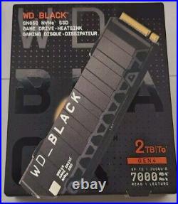 Western Digital WD BLACK SN850 2TB M. 2 NVMe Internal SSD (WDBBKW0020BBK-WRSN)