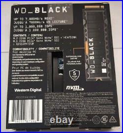 Western Digital WD BLACK SN850 2TB M. 2 NVMe Internal SSD (WDBBKW0020BBK-WRSN)