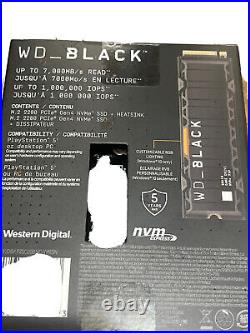 Western Digital WD BLACK SN850 2TB PCIe Gen 4 NVMe SSD + Heatsink PS5 Compatible