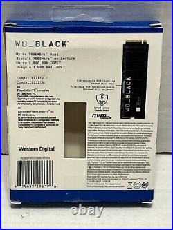 Western Digital WD-Black SN850 NVMe SSD for PS5 Consoles M. 2 2280 1TB PCIe, New