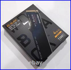 Western Digital WD Black SN850X 4TB Gen 4 7300 MB/s M. 2 2280 PCIe NVMe SSD