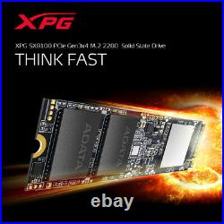 XPG SX8100 Series Internal SSD 2TB M. 2 NVMe PCIe Gen3x4 3D NAND Up to 3500MBps